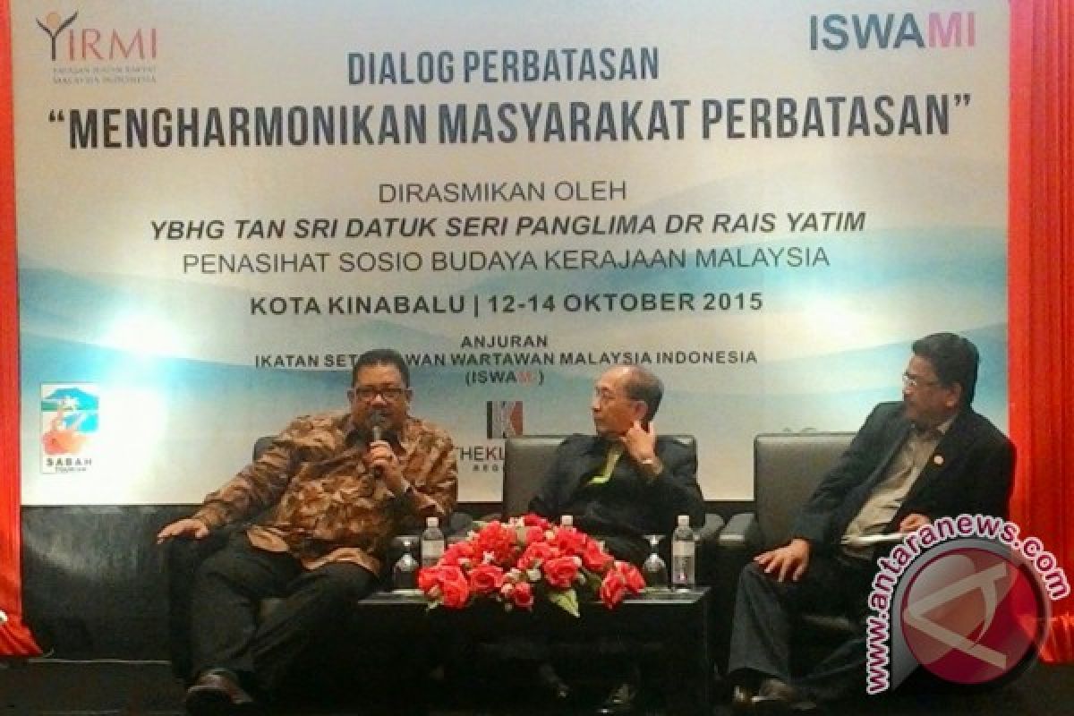 Jurnalis Indonesia - Malaysia Bahas Isu Perbatasan di Kinabalu