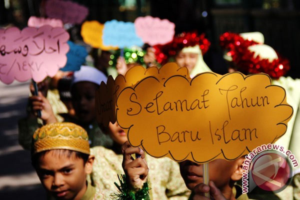 Pawai obor meriahkan malam Tahun Baru Islam