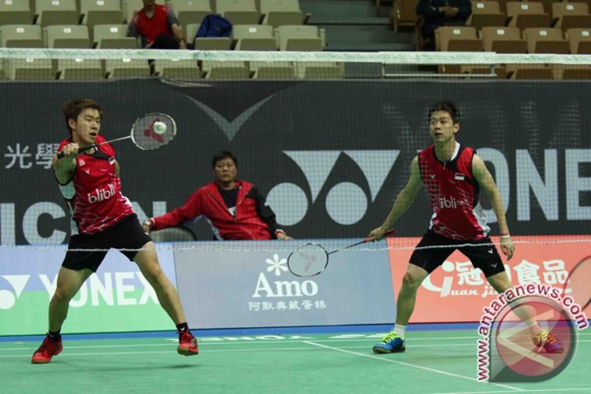 Marcus/Kevin tujuh kali deuce untuk capai semifinal Korea Terbuka