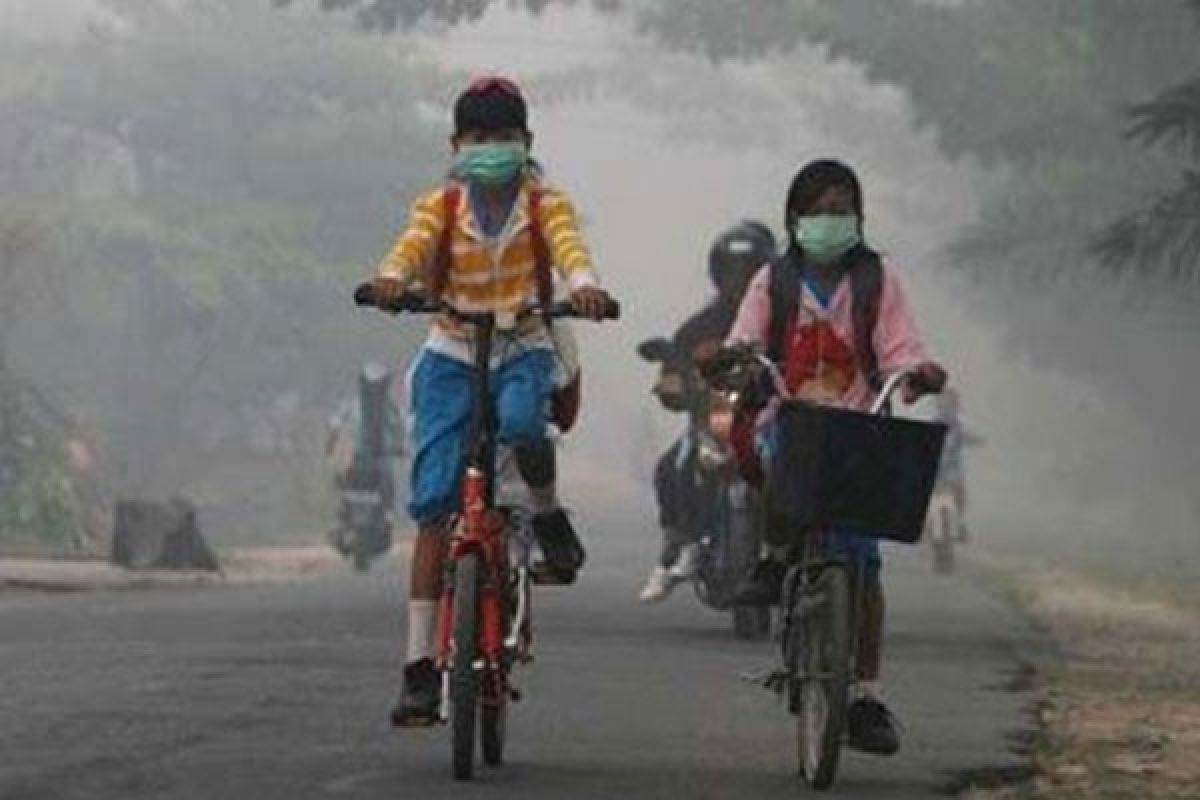 Kabut asap di Barito Utara bertambah pekat