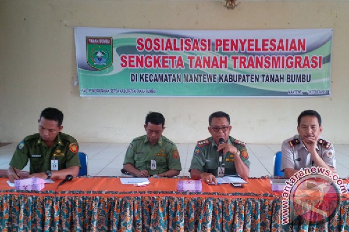 Tanah Bumbu Sosialisasi Penyelesaian Sengketa Tanah 