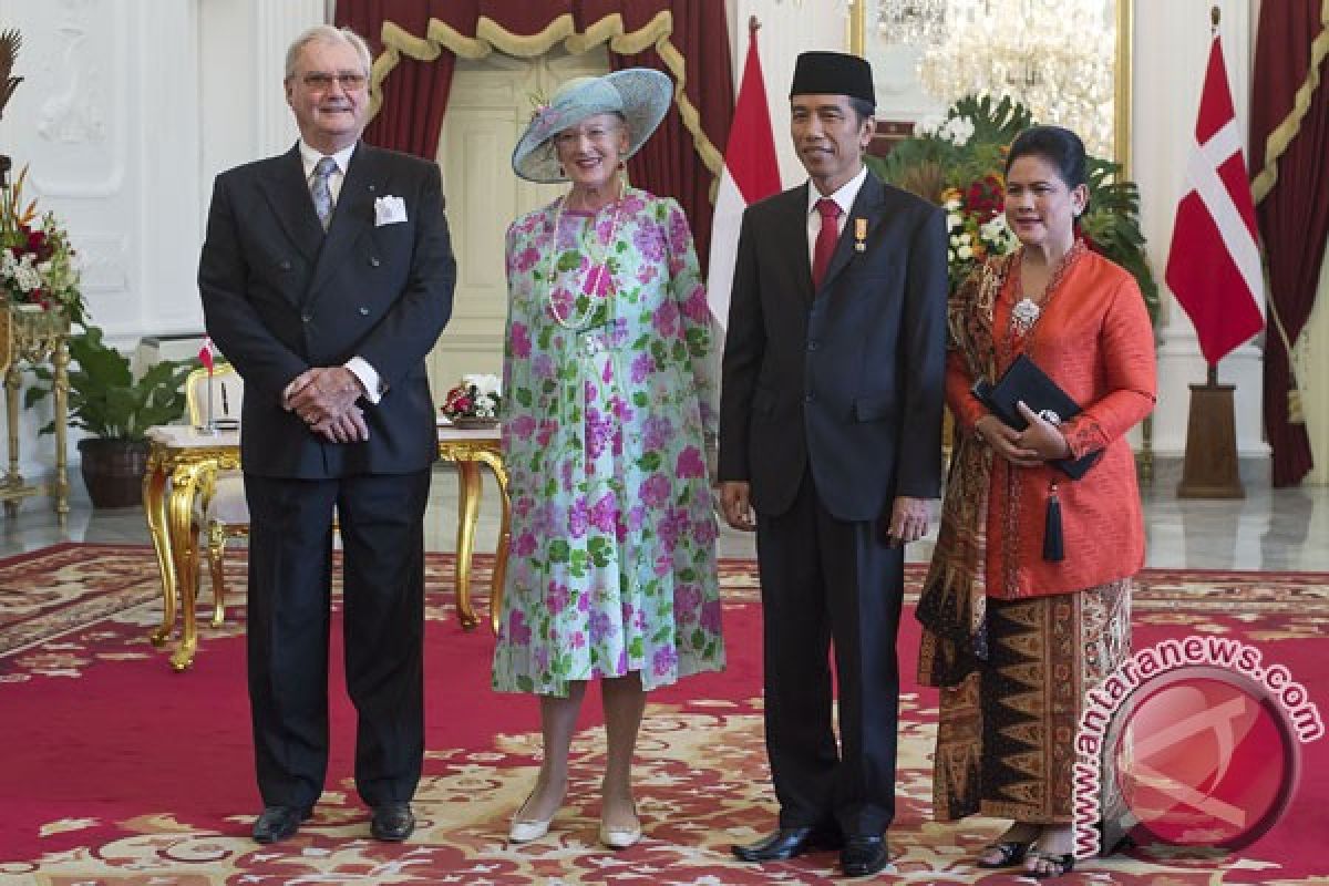 Presiden terima kunjungan kenegaraan Ratu Denmark