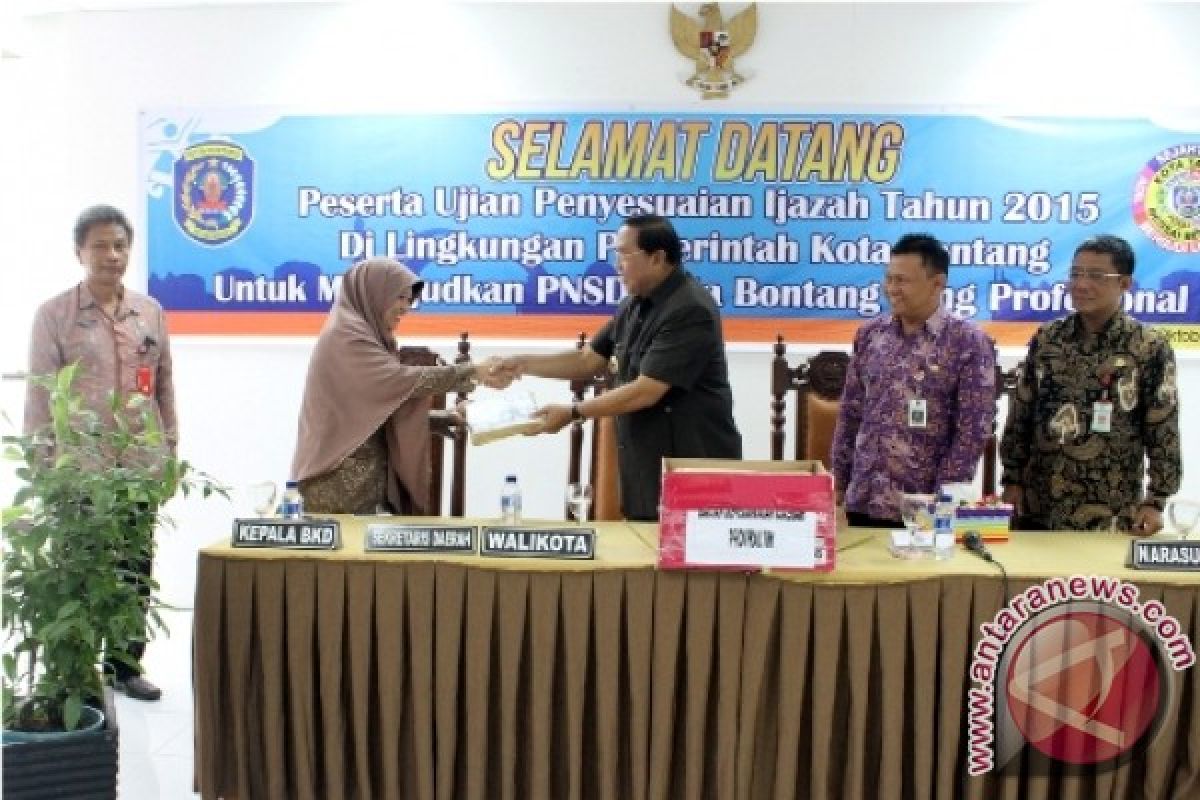 160 PNS Bontang Ikuti Ujian Penyesuaian Ijazah