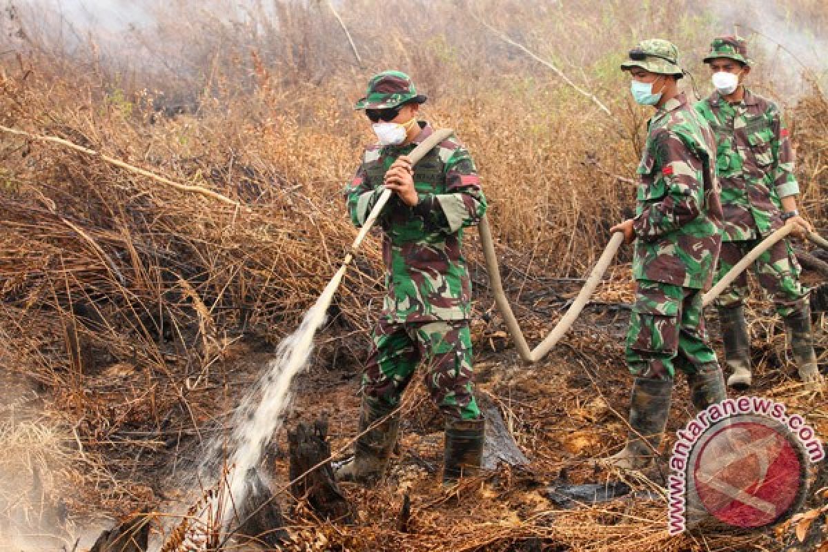 Personel TNI padamkan 1.664 titik api 