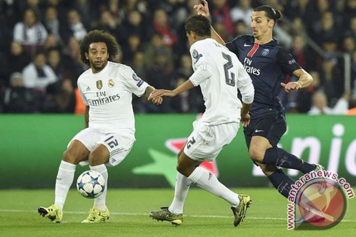 Real tahan imbang PSG tanpa gol