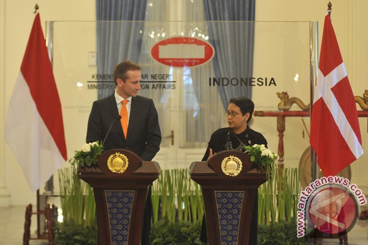 Menlu Indonesia-Denmark lakukan pertemuan bilateral