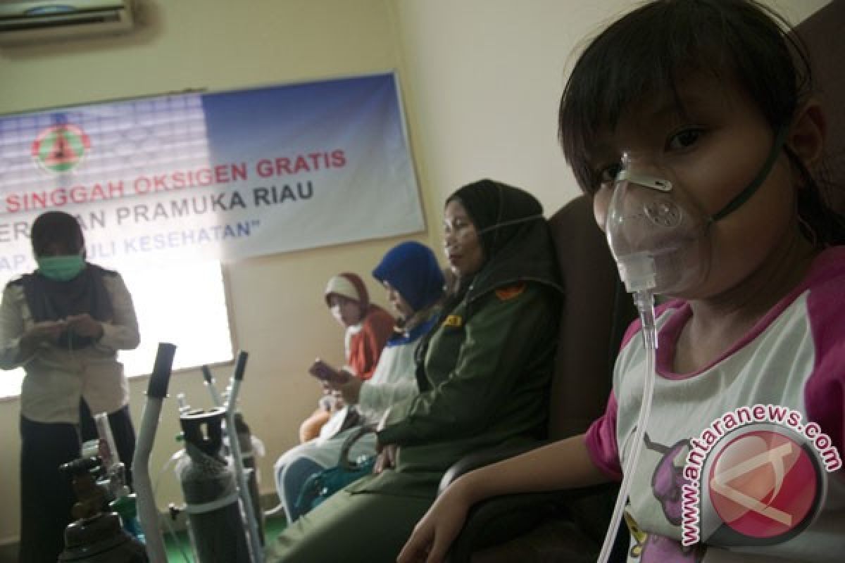1.136 warga Pekanbaru terserang ISPA, akibat kabut  asap