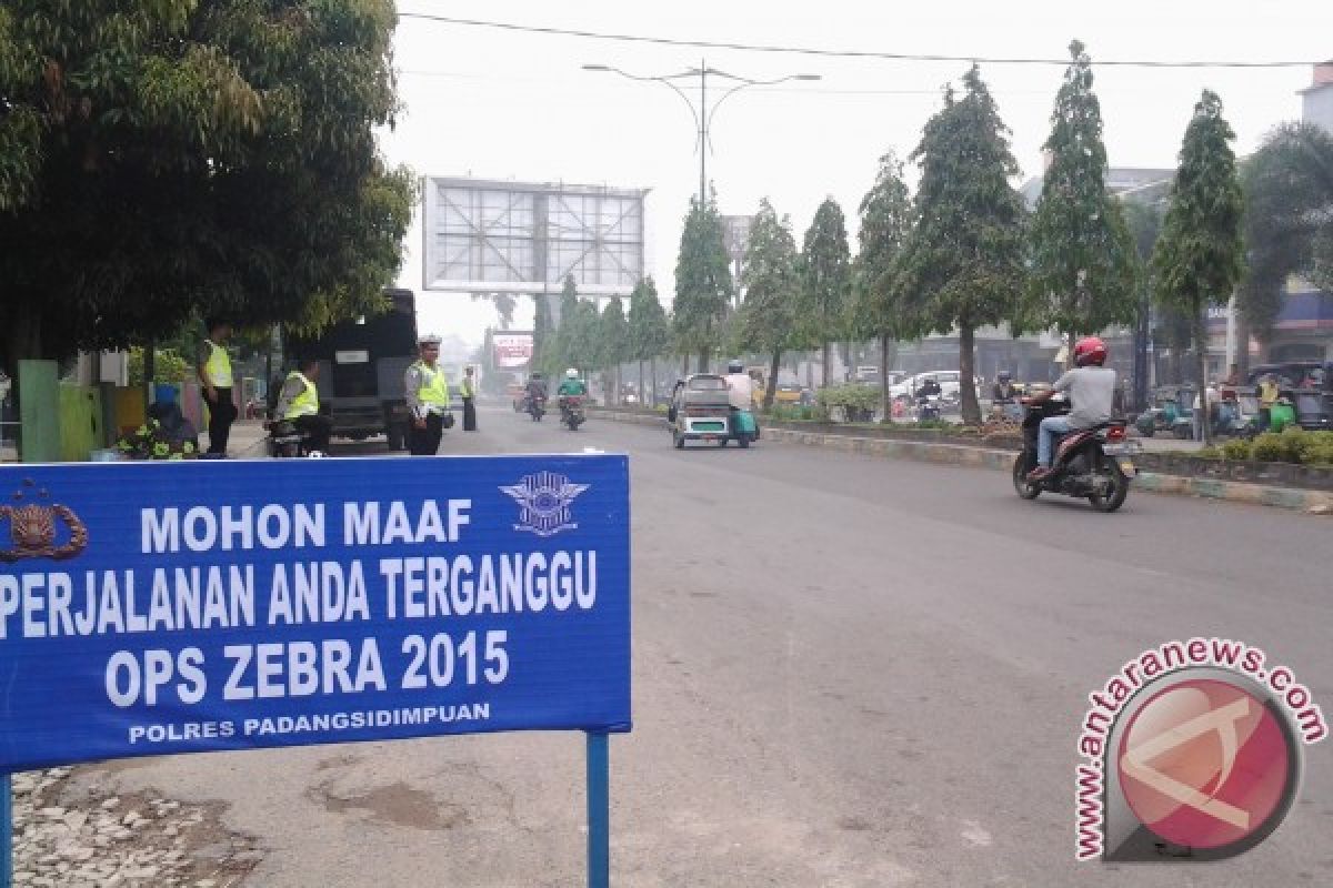 Polres Padangsidimpuan Gelar  Operesi Zebra 2015