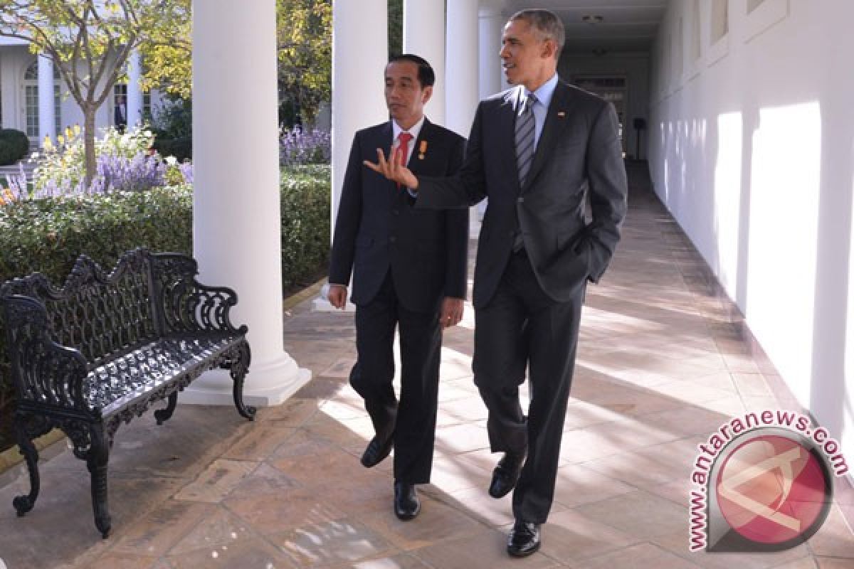 Presiden Jokowi tiba di Gedung Putih