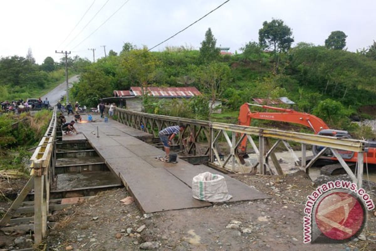Jembatan di Jagong Aceh Tengah Kembali Normal