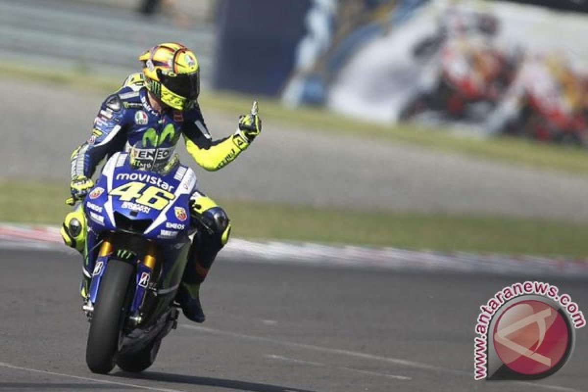 Rossi Cedera Akibat Kecelakaan Motocross