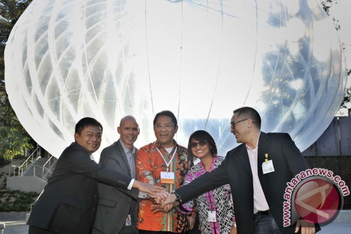 Google akan apungkan balon internet di langit Indonesia