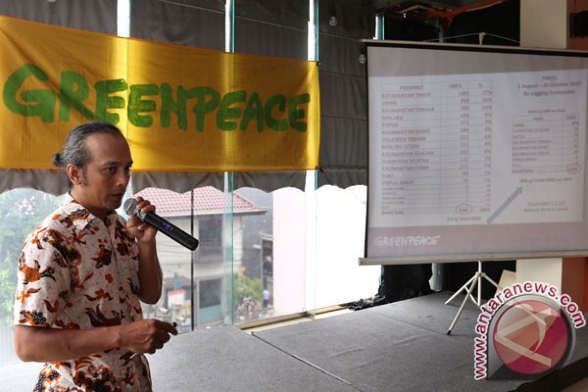 Greenpeace minta pemerintah buka data konsesi 