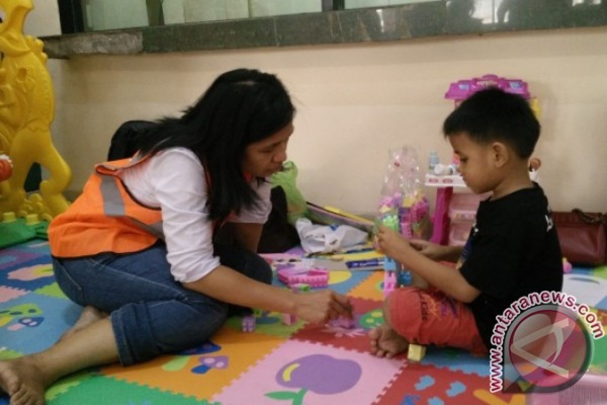 Rumah singgah dilengkapi arena permainan anak