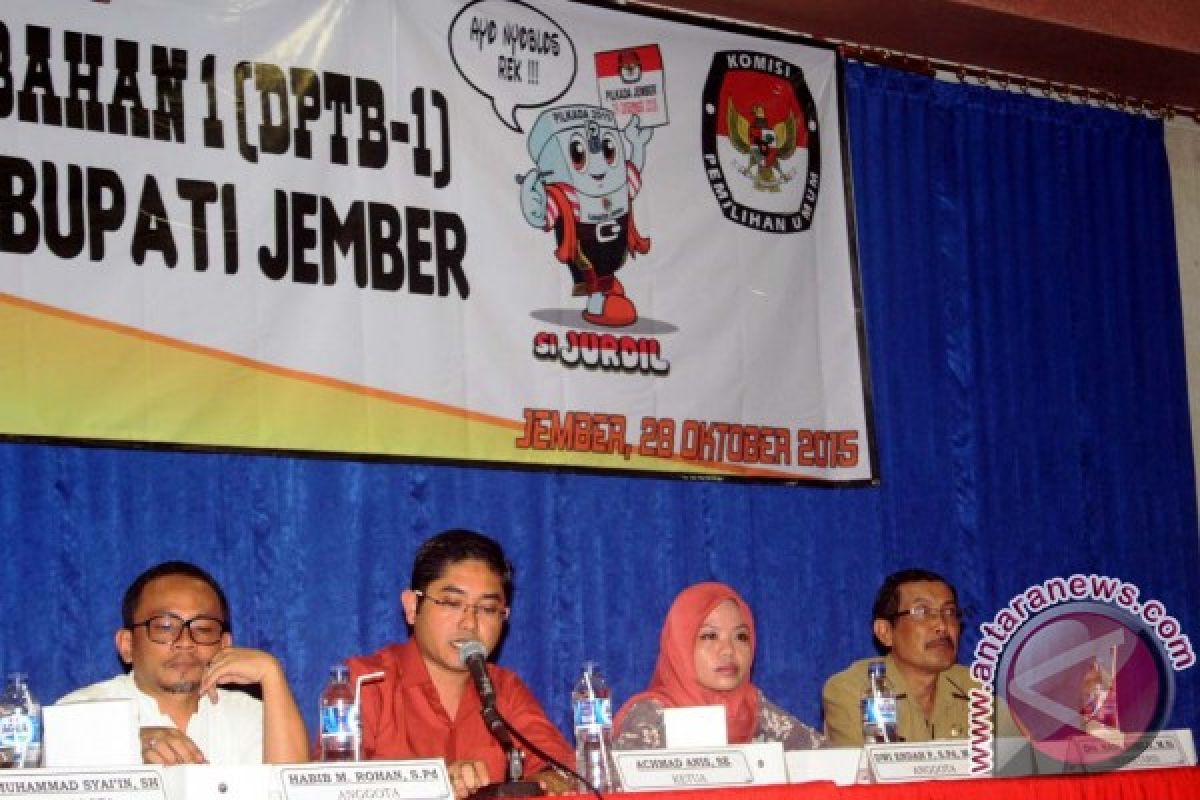 DPT Tambahan Pilkada Jember 537 Orang