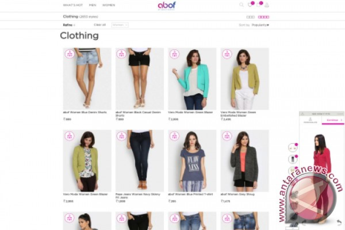 Aditya Birla Group Gandeng Metail untuk Sediakan Teknologi Fitting Pakaian Online di Portal Online Shop abof.com