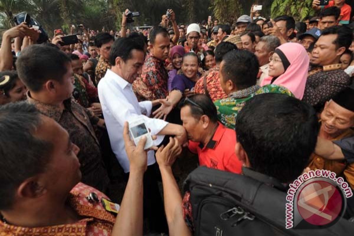 Presiden sebut Palangkaraya cerah saat kunjungi SD