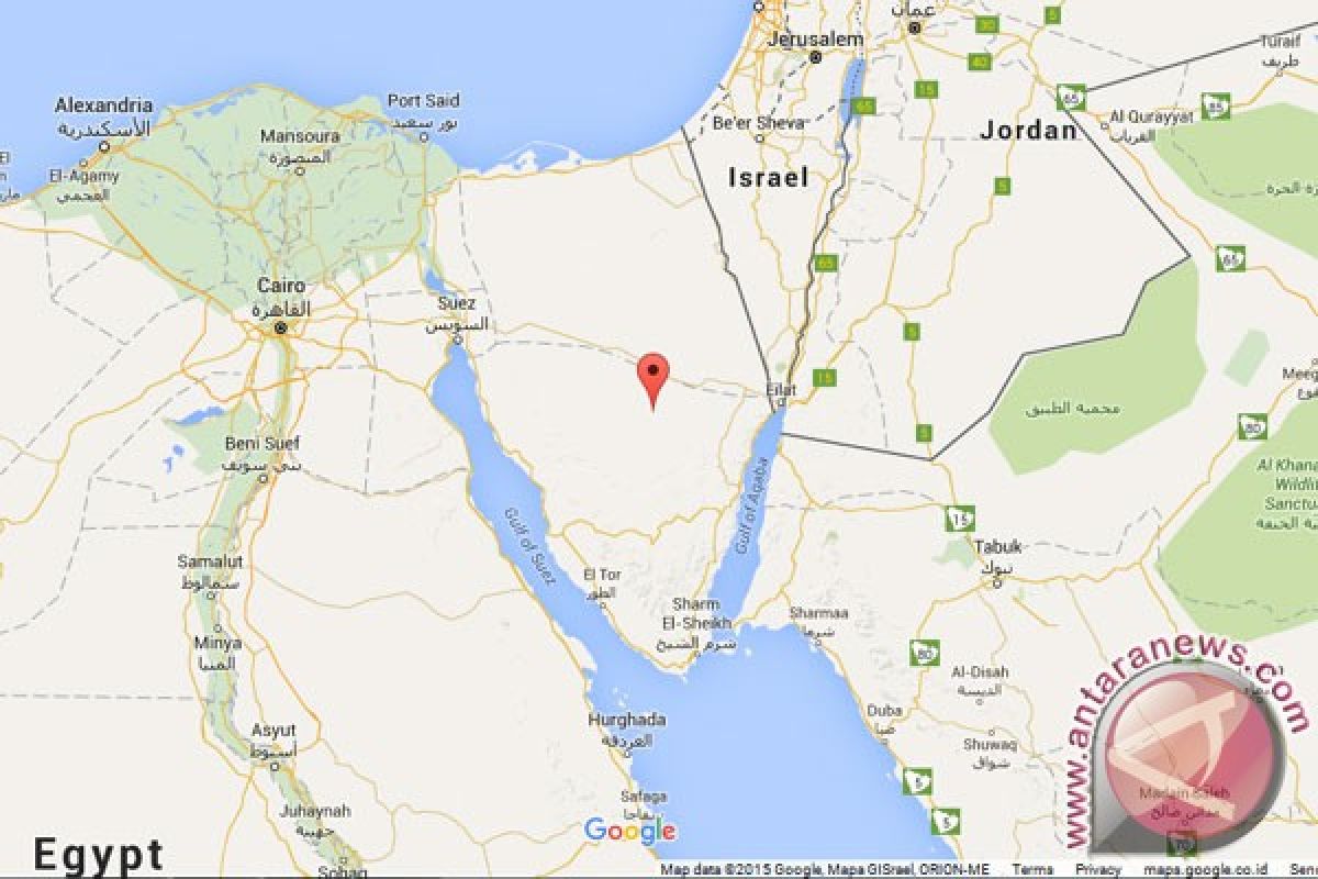 Dua roket dari Mesir jatuh di Israel
