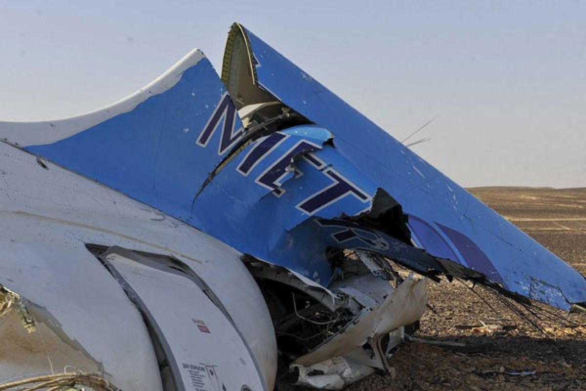 Buntut pesawat jatuh, Rusia pulangkan turis dari Mesir