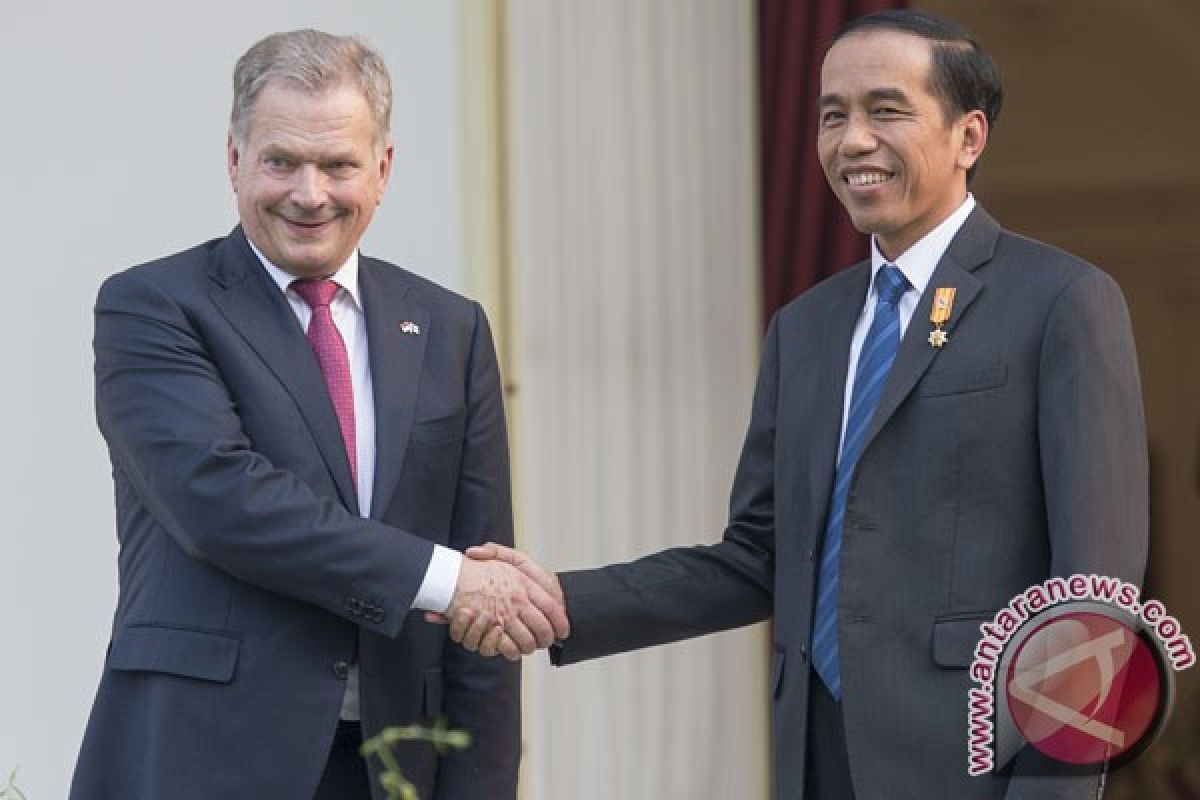 Jokowi tekankan tiga bidang kerjasama dengan Finlandia
