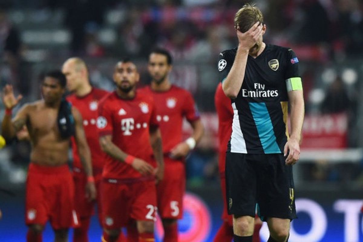 Bayern Munich hancurkan Arsenal 5-1