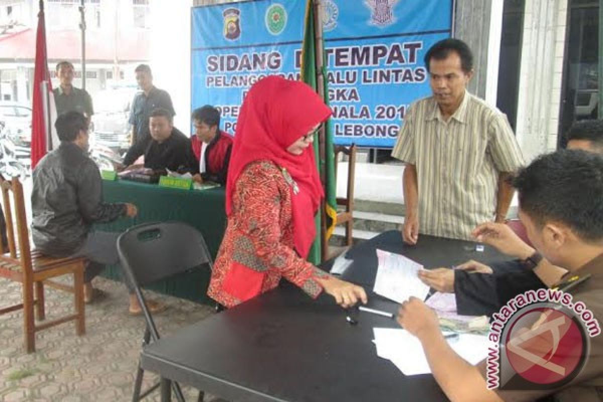 Operasi zebra di Rejanglebong tindak 871 kendaraan