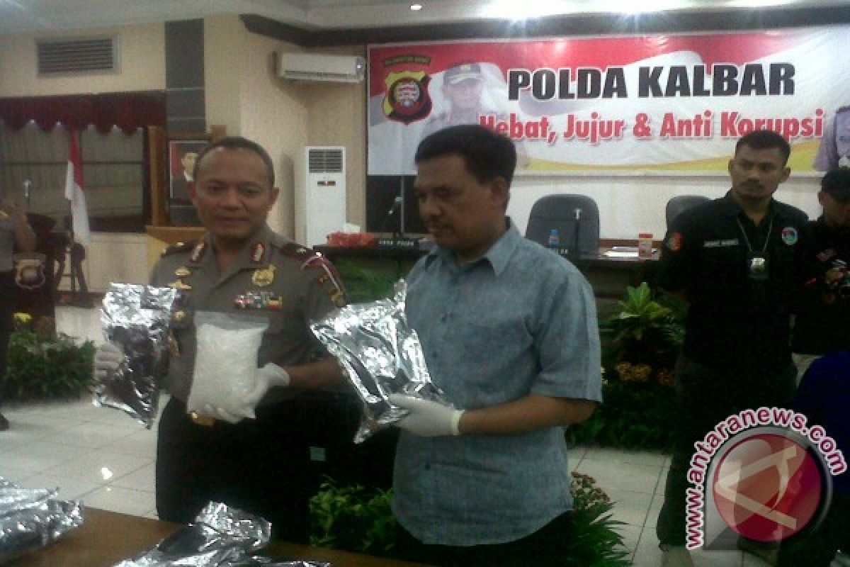 Polda Kalbar Amankan 10,75 Kg Sabu dari Perbatasan Malaysia