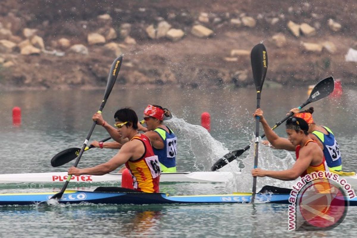 Asian Games (dayung) - Kazakhstan raih emas kano sprint k4 500 m