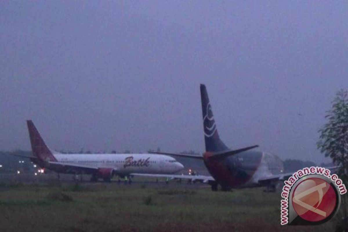 Badan pesawat Batik Air berhasil dievakuasi
