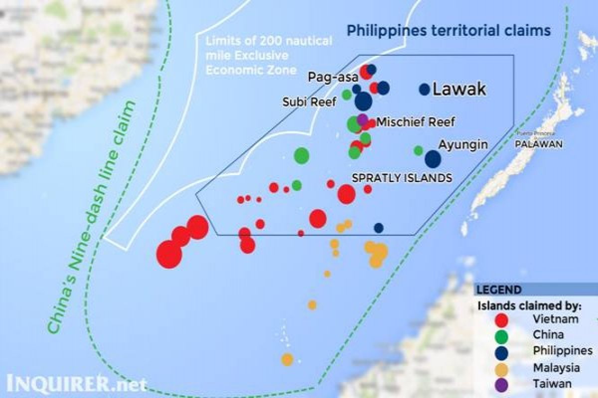 Tiongkok nyalakan menara suar di pulau buatan Laut Tiongkok Selatan