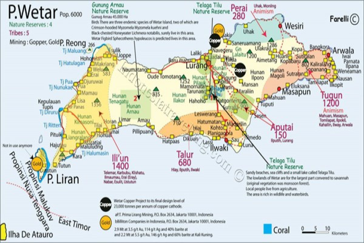 LIPI to reveal many things about Wetar Island