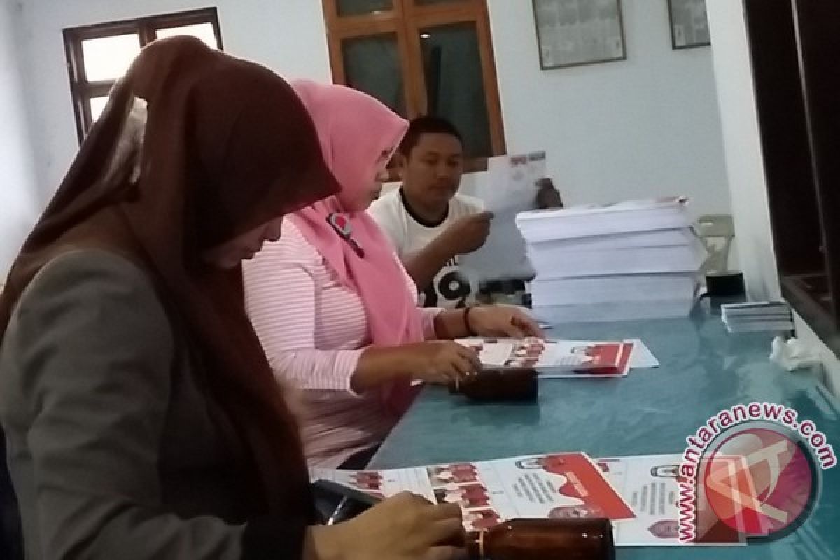 KPU Bone Bolango Rampungkan Pelipatan Surat Suara 