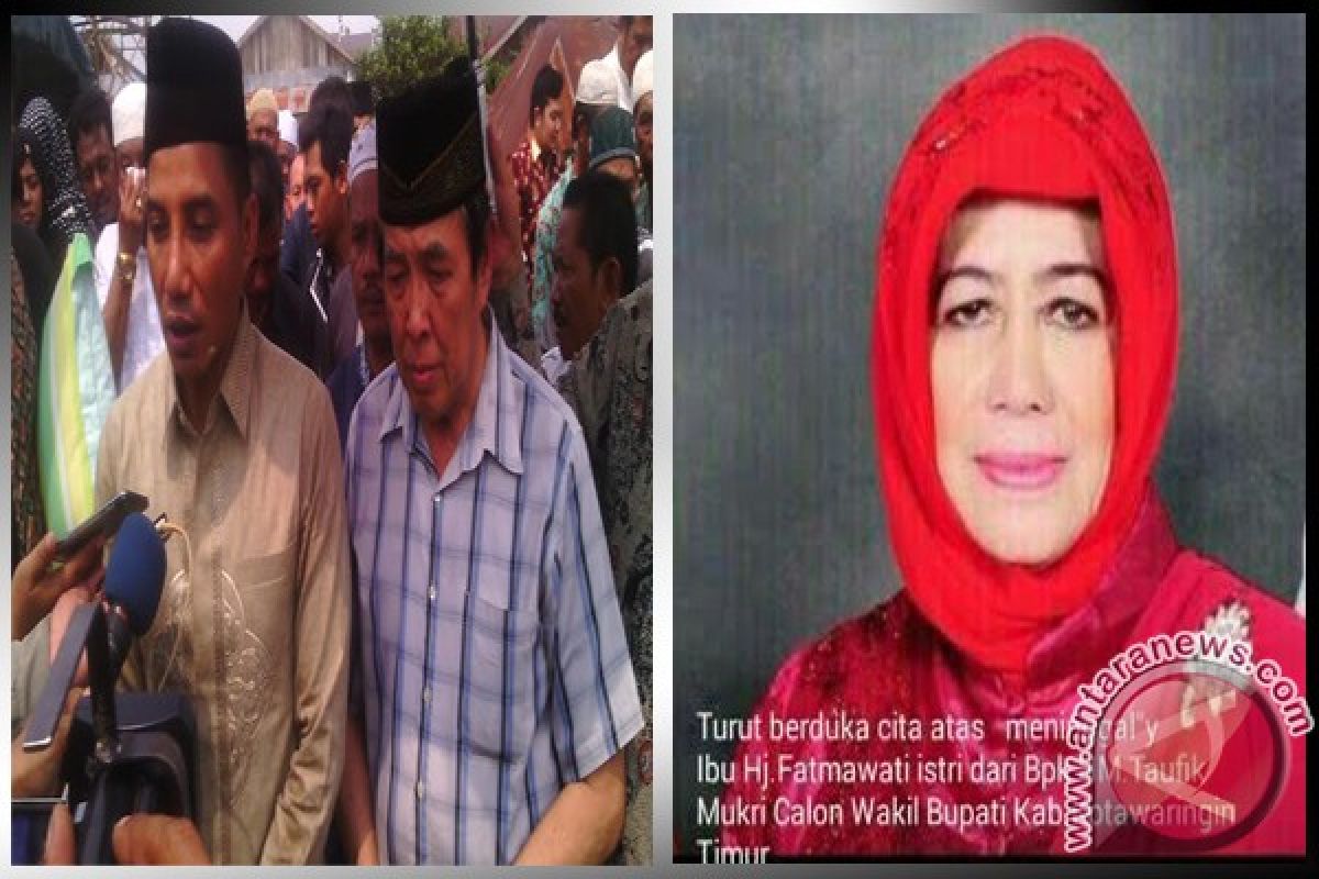 Istri Calon Wakil Bupati Kotawaringin Timur Wafat 