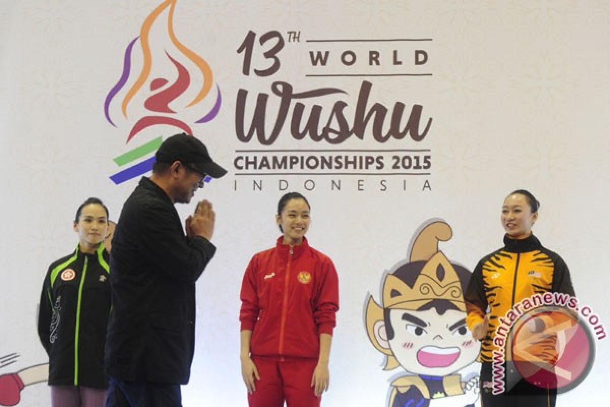 Indonesia juara dunia pada dua nomor Wushu
