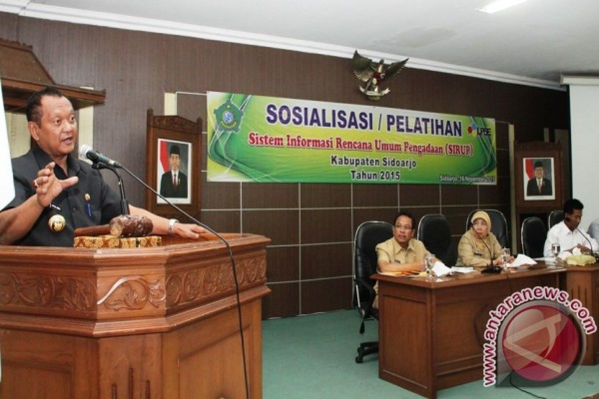 Pemkab Sidoarjo Minta Pengadaan Barang/Jasa Lebih Ditata