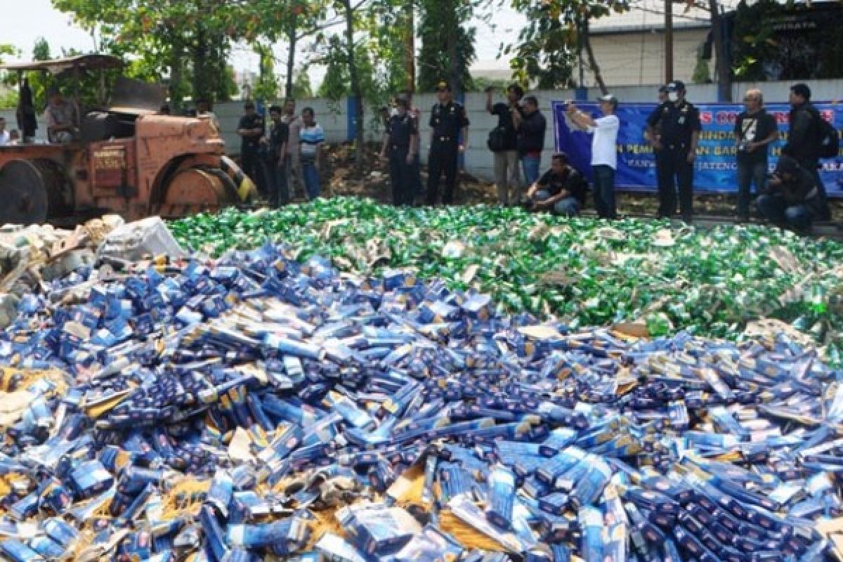 Langgar Kepabeaan, Ribuan Barang Bukti Dimusnahkan