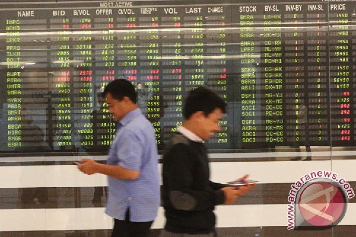 IHSG Jumat dibuka menguat tipis 5,14 poin