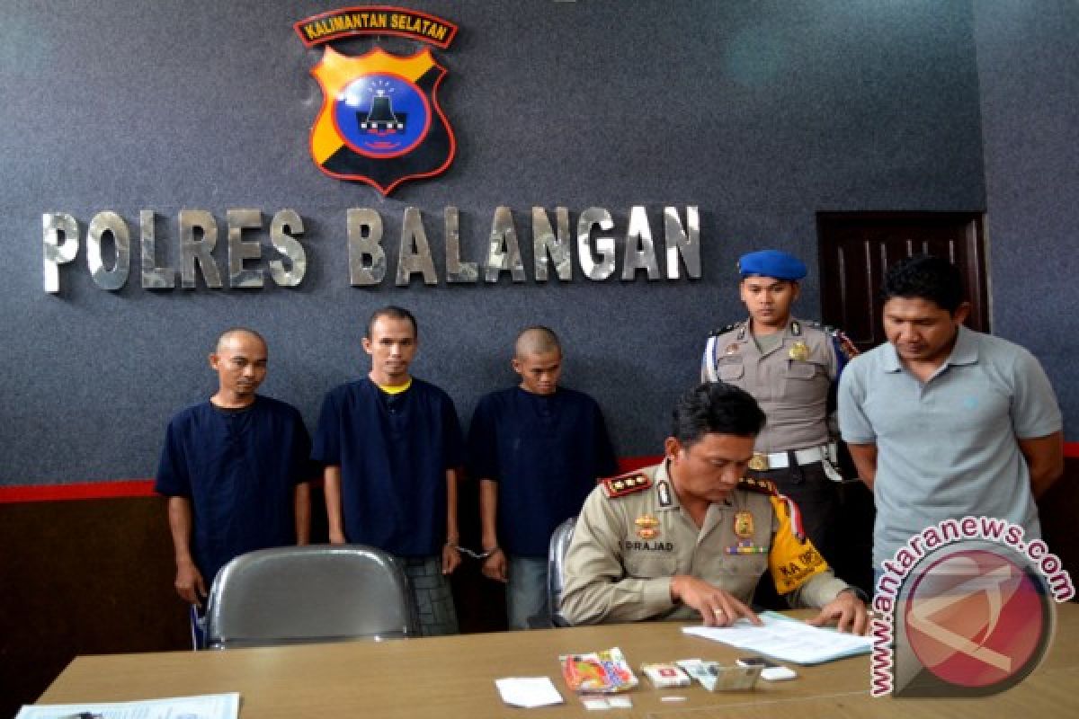 Jaringan Pengedar Sabu Kalsel Tertangkap Di Balangan