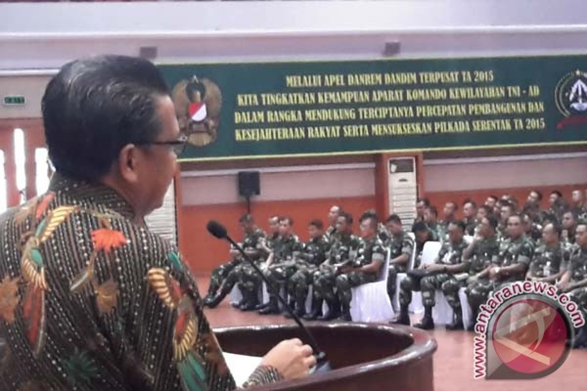 Nurdin Abdullah bagi ilmu bersama 390 Perwira TNI 