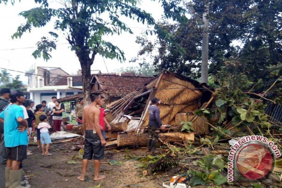 BPBD Jember Berikan Bantuan Korban Angin Puting Beliung