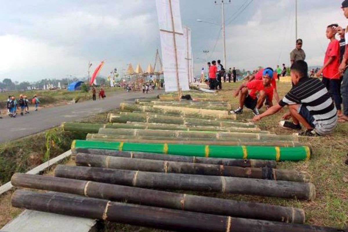  Festival bambu nusantara 2015 promosikan pariwisata Lampung