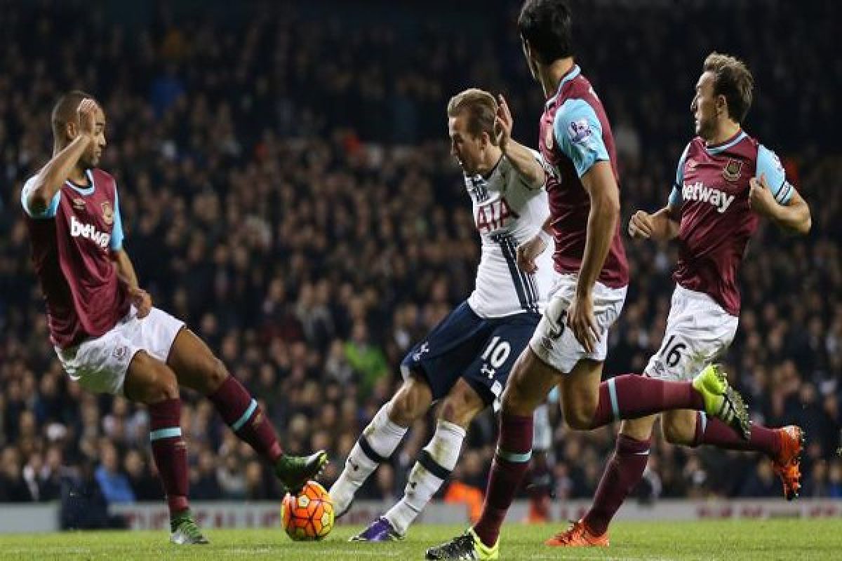  Spurs hancurkan West Ham Kane sumbang dua gol