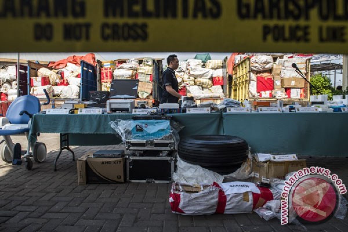 Polres Priok gagalkan barang ilegal Rp4,2 miliar