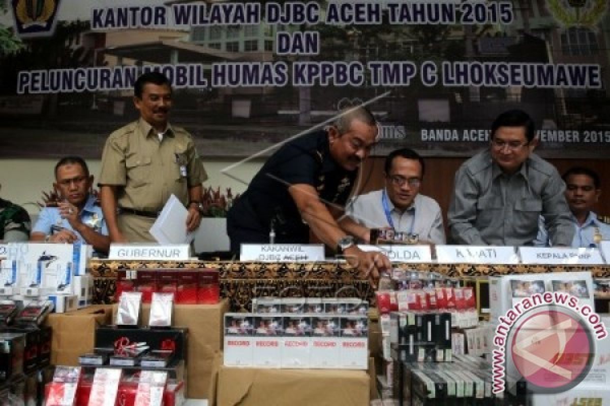 Polresta Banda Aceh sita rokok tanpa cukai