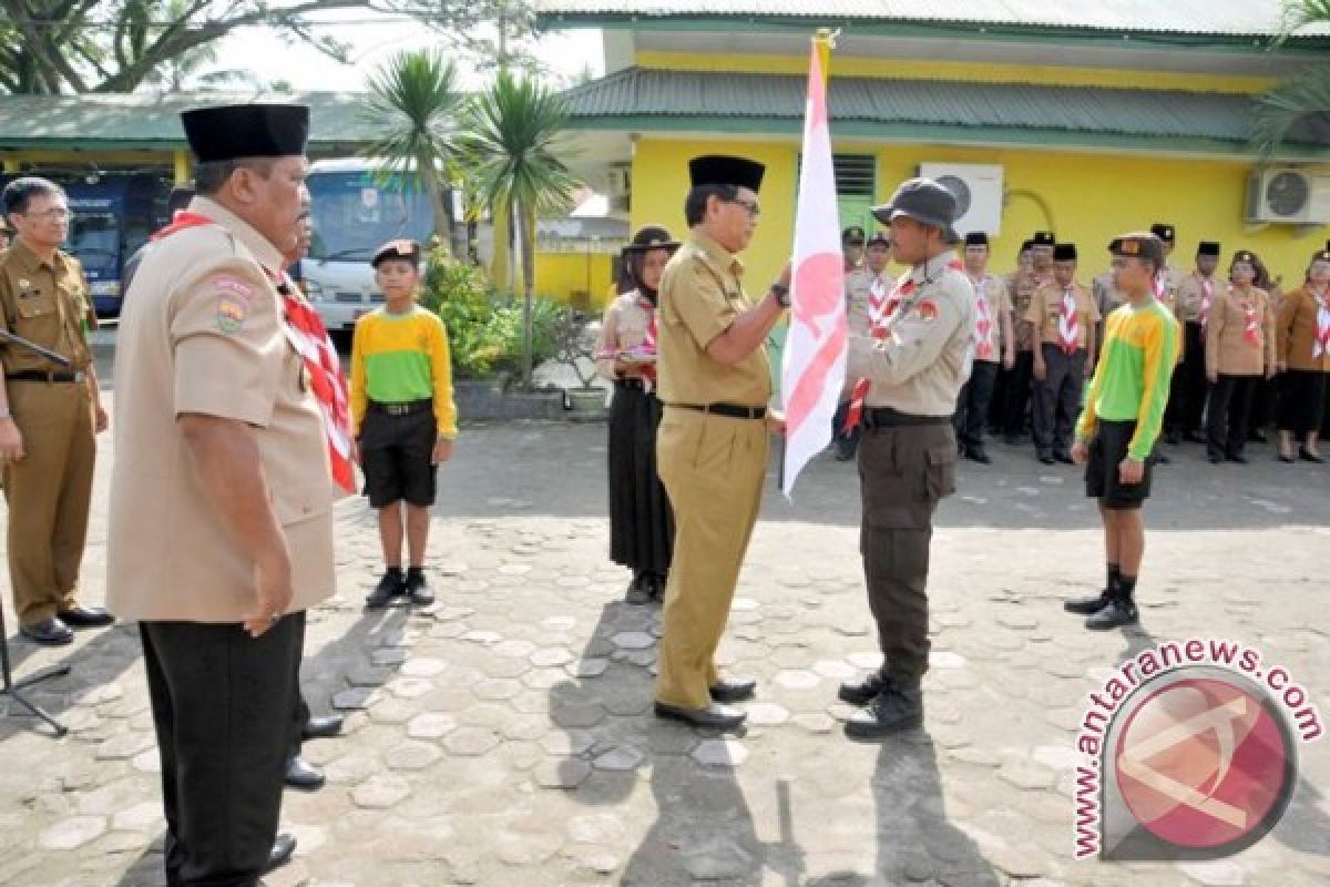 Pelepasan Kontingen Pramuka Sergai