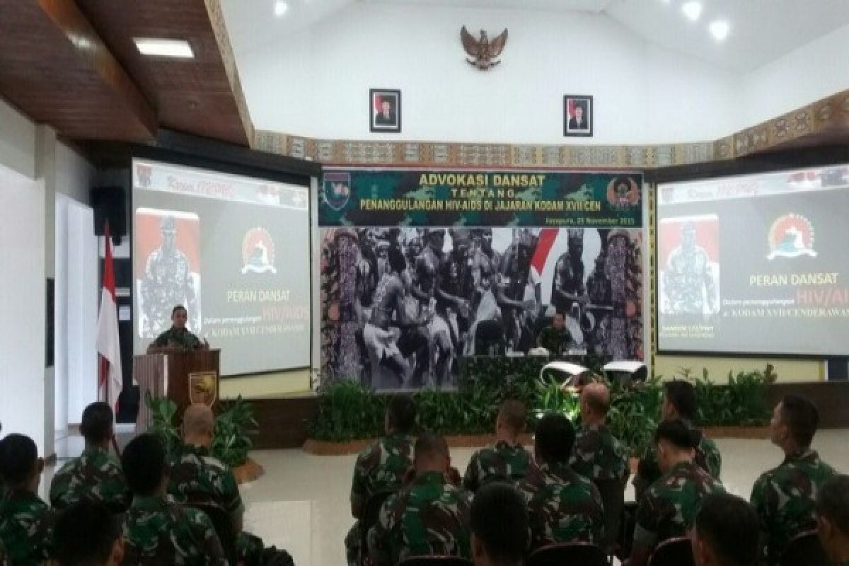 Kodam Cenderawasih sosialisasi penanggulangan HIV/AIDS