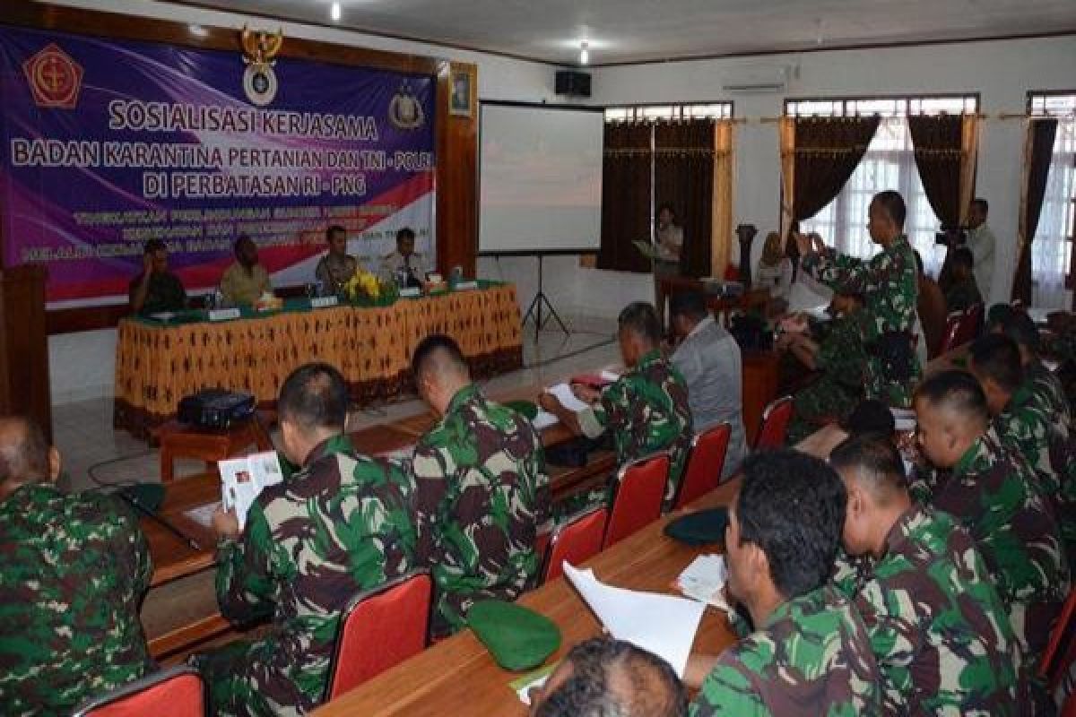 Danrem PWY buka sosialisasi kerja sama Karantina Pertanian dengan TNI-Polri