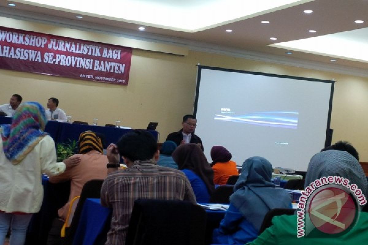 Dinas Pendidikan Banten Latih Jurnalistik Pelajar Dan Mahasiswa