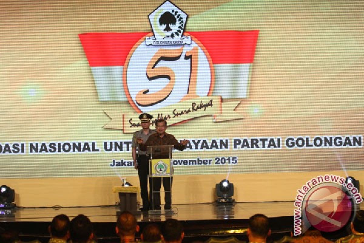 JK tegaskan banyak evaluasi yang perlu dilakukan Golkar