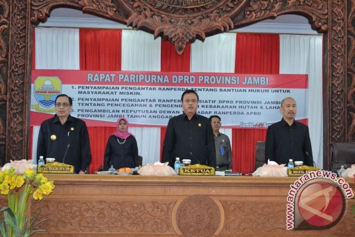 DPRD Provinsi Jambi setujui RAPBD 2016